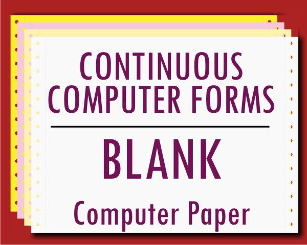 Continuous Forms Paper - Blank