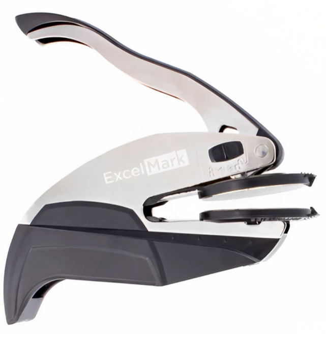 (image for) EXCEL MARK Hand Held Embosser (Round Seal) - 2"